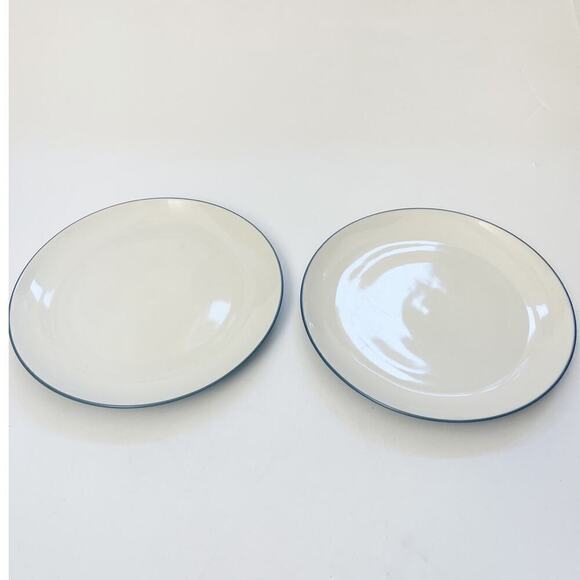SET of‎ 2 Noritake COLORWAVE BLUE 8484 Round Coupe Dinner Plate(s) 10.5" Used - Picture 1 of 4